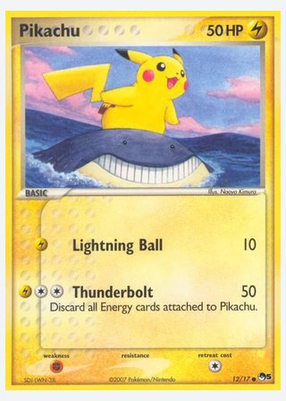Pikachu — catalogusbeeld
