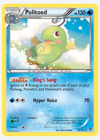 Politoed — catalogusbeeld
