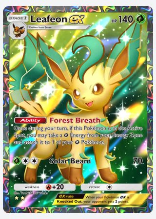 Leafeon ex — catalogusbeeld