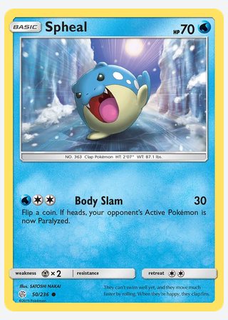 Spheal — catalogusbeeld