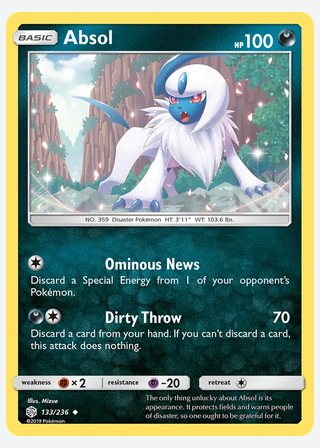 Absol — catalogusbeeld