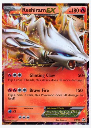 Reshiram-EX — catalogusbeeld