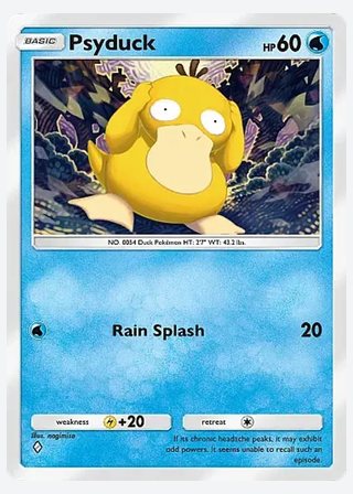 Psyduck — catalogusbeeld