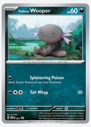 Paldean Wooper — catalogusbeeld