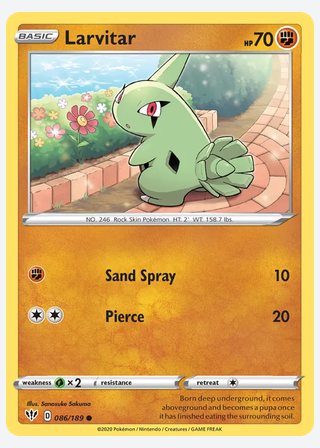 Larvitar — catalogusbeeld