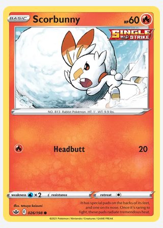 Scorbunny — catalogusbeeld