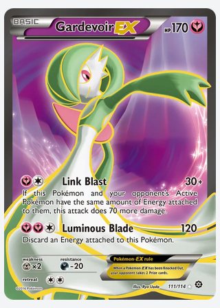 Gardevoir EX — catalogusbeeld