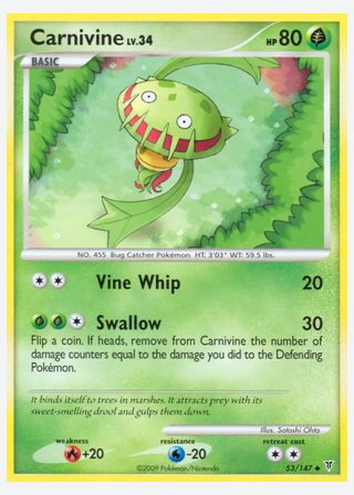Carnivine — catalogusbeeld