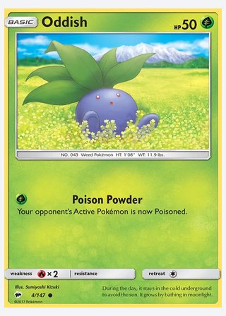 Oddish — catalogusbeeld