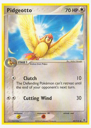 Pidgeotto — catalogusbeeld