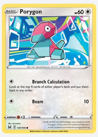 Porygon — catalogusbeeld