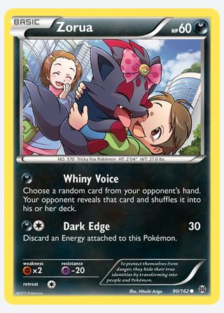 Zorua — catalogusbeeld