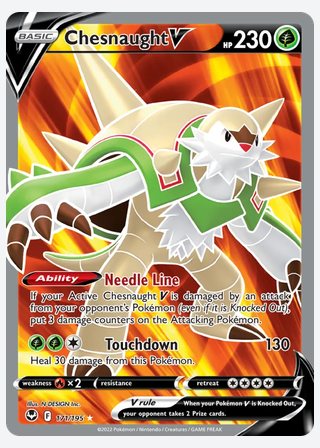 Chesnaught V — catalogusbeeld