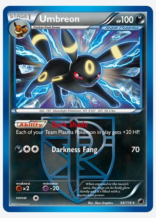 Umbreon — catalogusbeeld