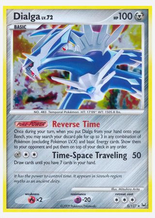 Dialga — catalogusbeeld