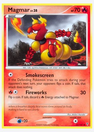 Magmar — catalogusbeeld