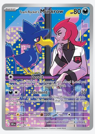 Team Rocket's Murkrow — catalogusbeeld
