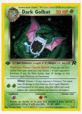 Dark Golbat — catalogusbeeld