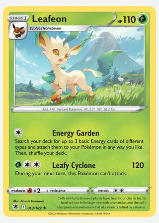 Leafeon — catalogusbeeld