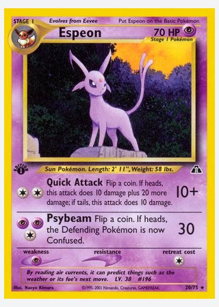 Espeon — catalogusbeeld