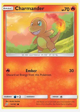 Charmander — catalogusbeeld