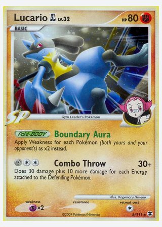Lucario GL — catalogusbeeld