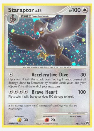 Staraptor — catalogusbeeld