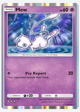 Mew — catalogusbeeld