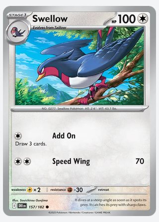 Swellow — catalogusbeeld