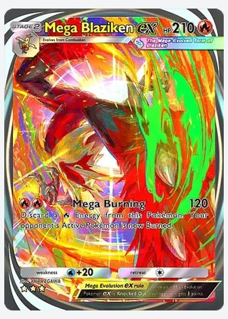 Mega Blaziken ex — catalogusbeeld