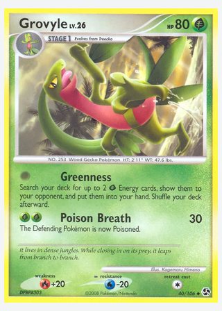 Grovyle — catalogusbeeld