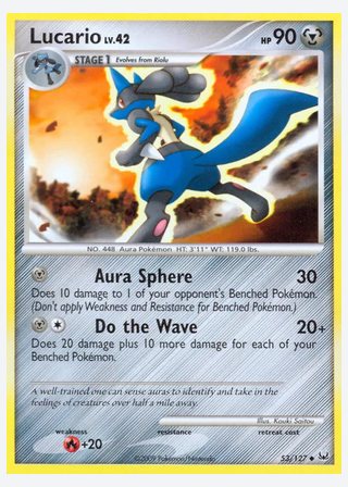 Lucario — catalogusbeeld