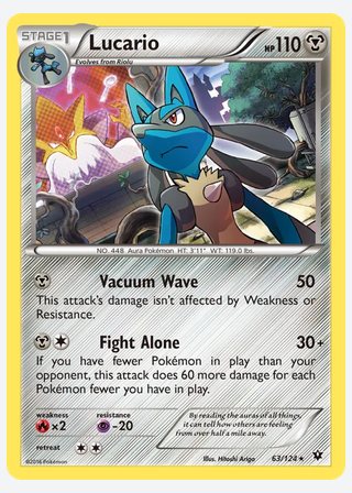 Lucario — catalogusbeeld