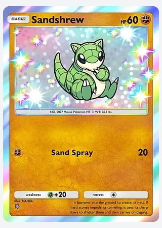 Sandshrew — catalogusbeeld