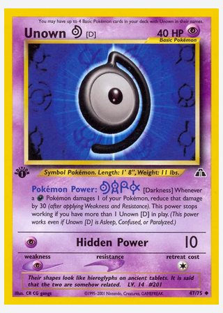 Unown [D] — catalogusbeeld