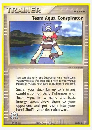 Team Aqua Conspirator — catalogusbeeld