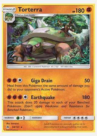 Torterra — catalogusbeeld