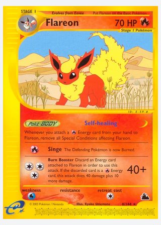 Flareon — catalogusbeeld