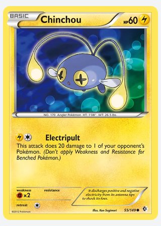 Chinchou — catalogusbeeld
