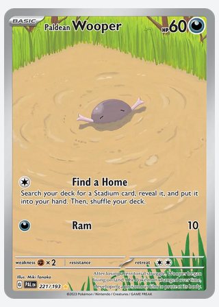 Paldean Wooper — catalogusbeeld