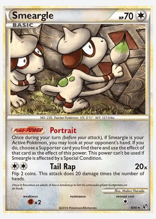 Smeargle — catalogusbeeld