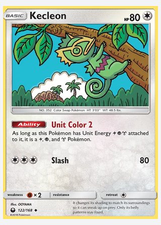 Kecleon — catalogusbeeld