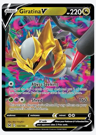 Giratina V — catalogusbeeld
