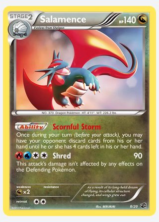 Salamence — catalogusbeeld