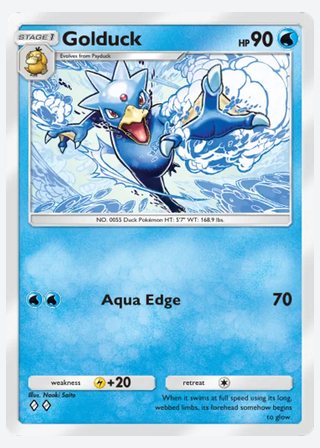 Golduck — catalogusbeeld