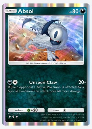 Absol — catalogusbeeld