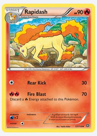 Rapidash — catalogusbeeld