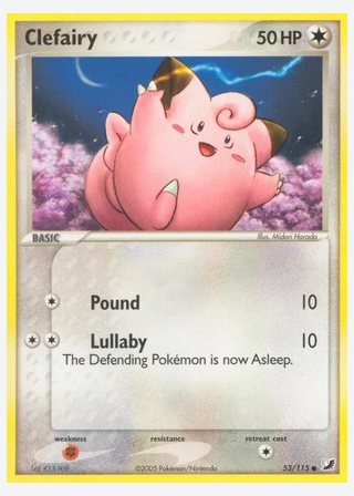 Clefairy — catalogusbeeld
