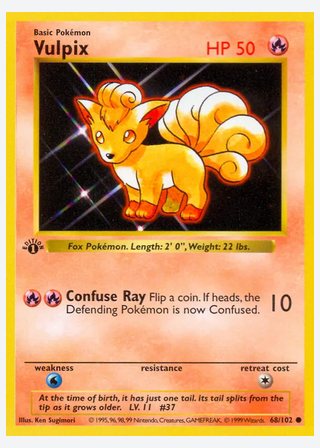 Vulpix — catalogusbeeld