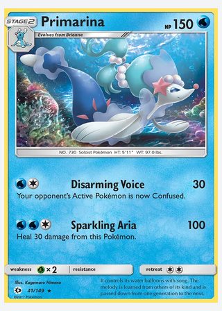 Primarina — catalogusbeeld